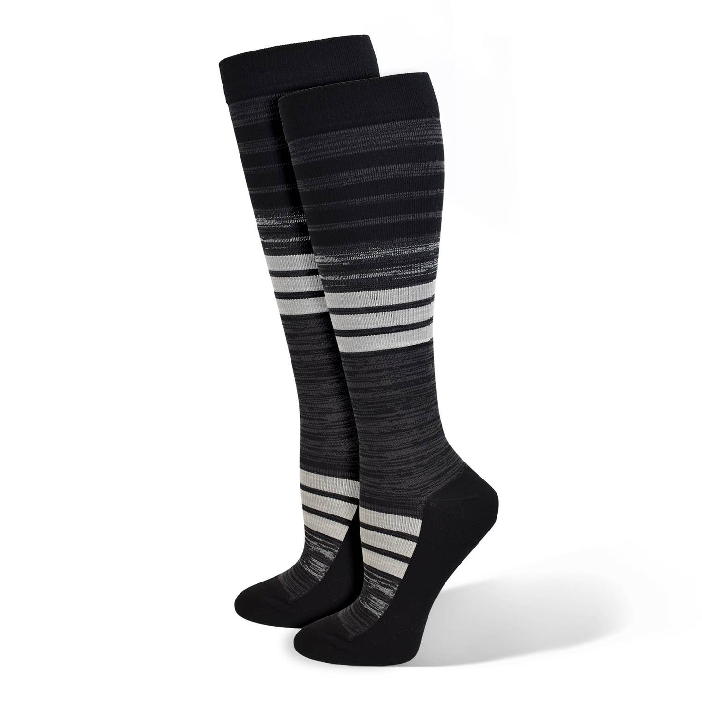 Men's Charcoal Marled Compression Socks