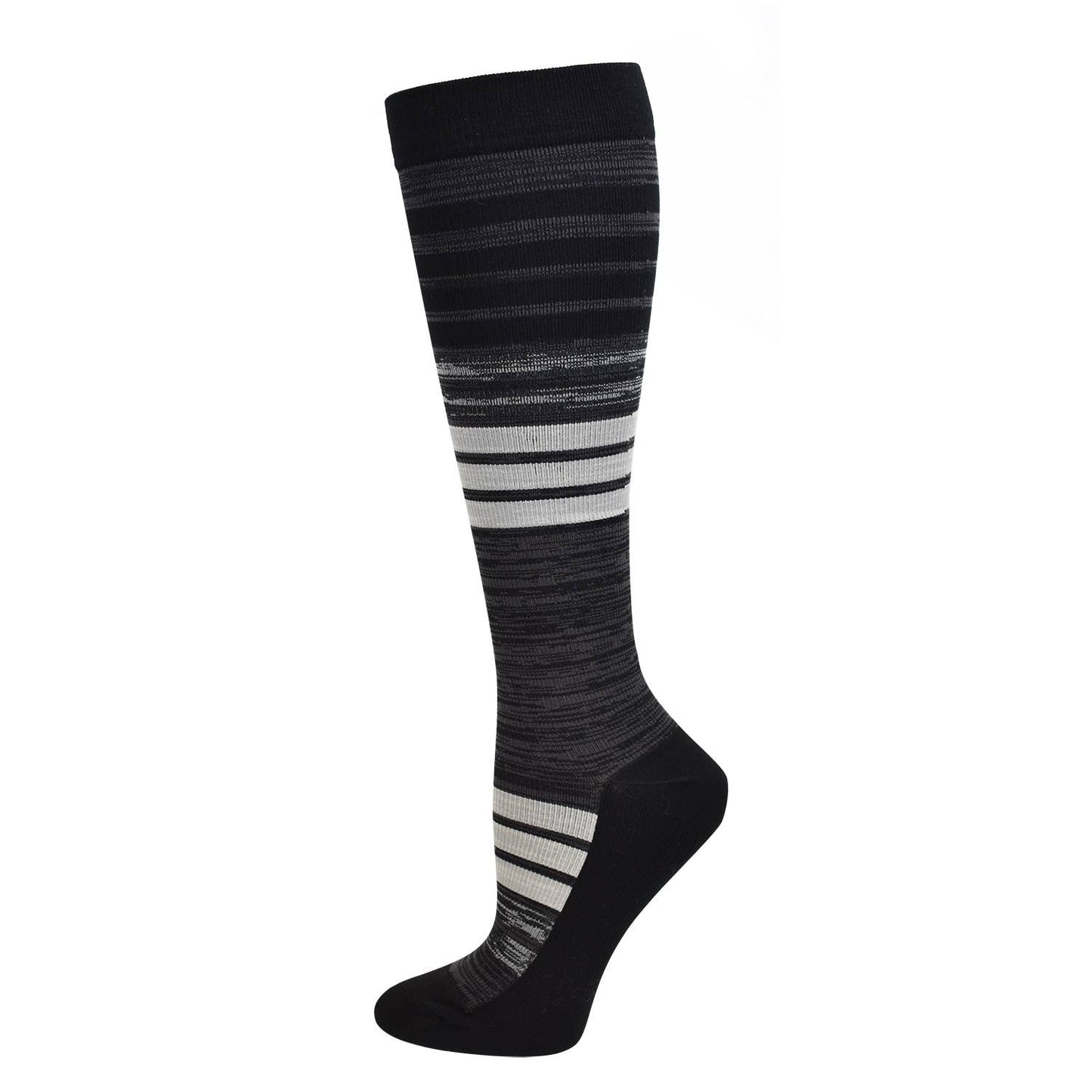 Men's Charcoal Marled Compression Socks