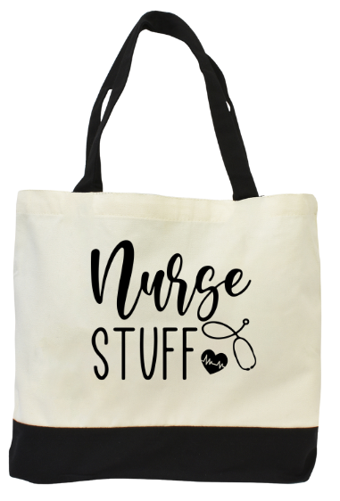 Nurse Stuff Canvas Tote Bag